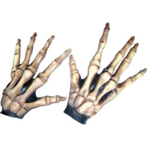 Large skeleton hands bone colored